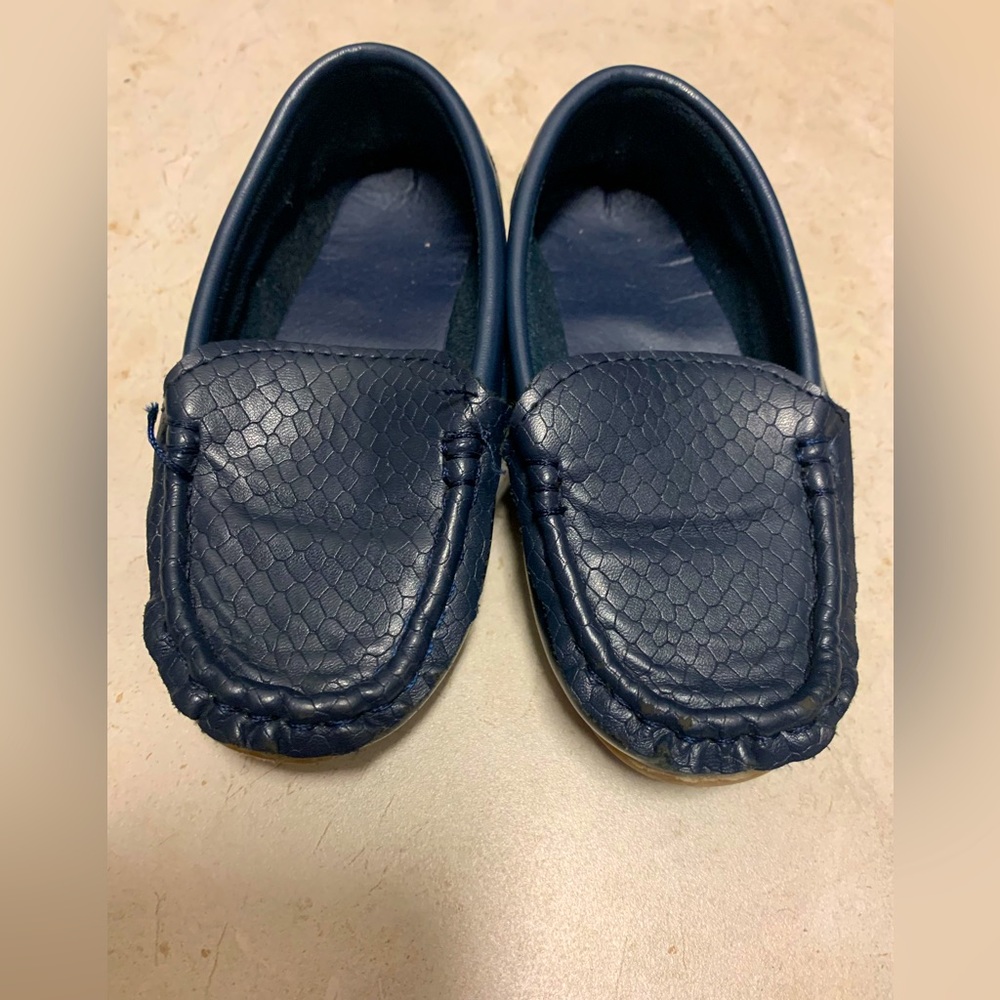 Toddler Boys Loafer Leather Slip On Moccasin Flat Boat Dress Shoe